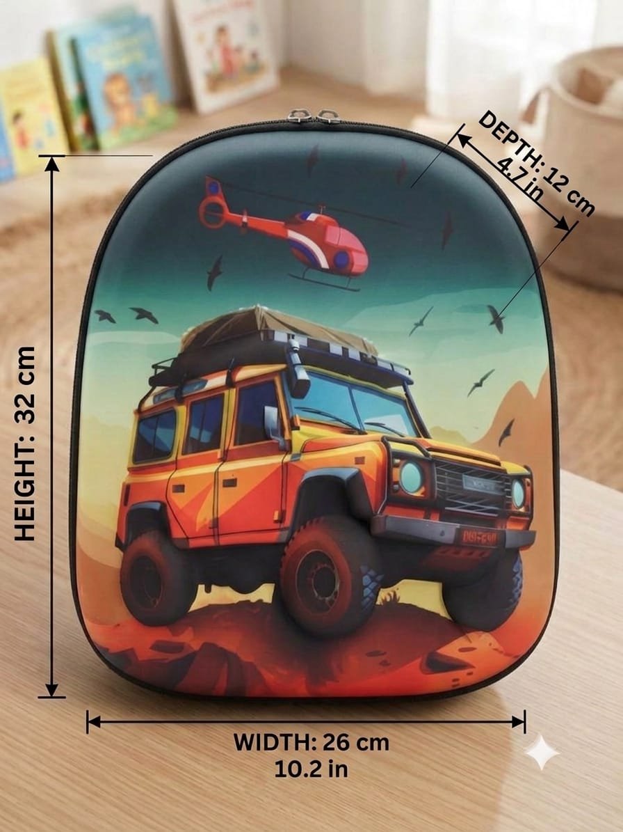 Safari Jeep Kids Backpack