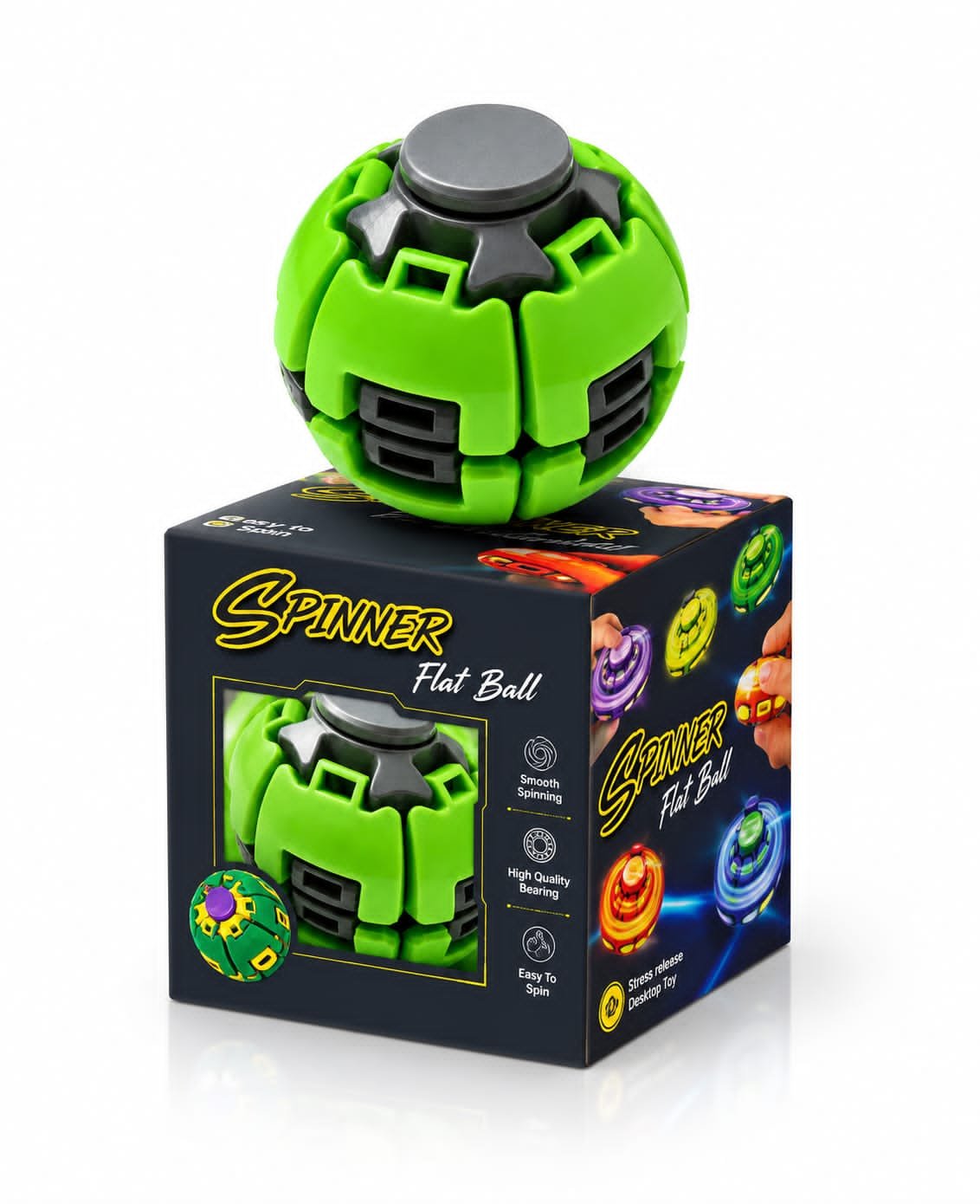 Spinner Flat Ball Fidget Toy